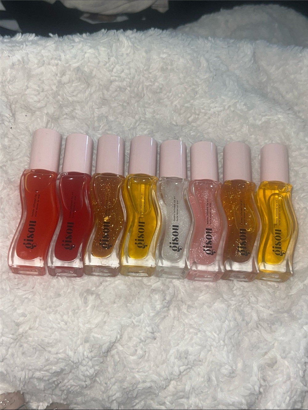 glow lip oil set — Pink & Gold Hydrating Lip Oils